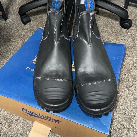BLUNDSTONE 990 PUR - SAFETY-E/S-V CUT-SCUFF CAP Sz Men’s 13 main image 8